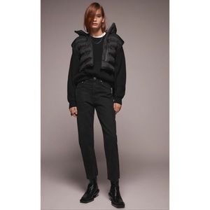 Zara TRF Hi-Rise Straight Leg Jeans